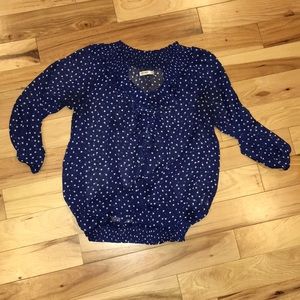 Old Navy Polka Dot Blouse